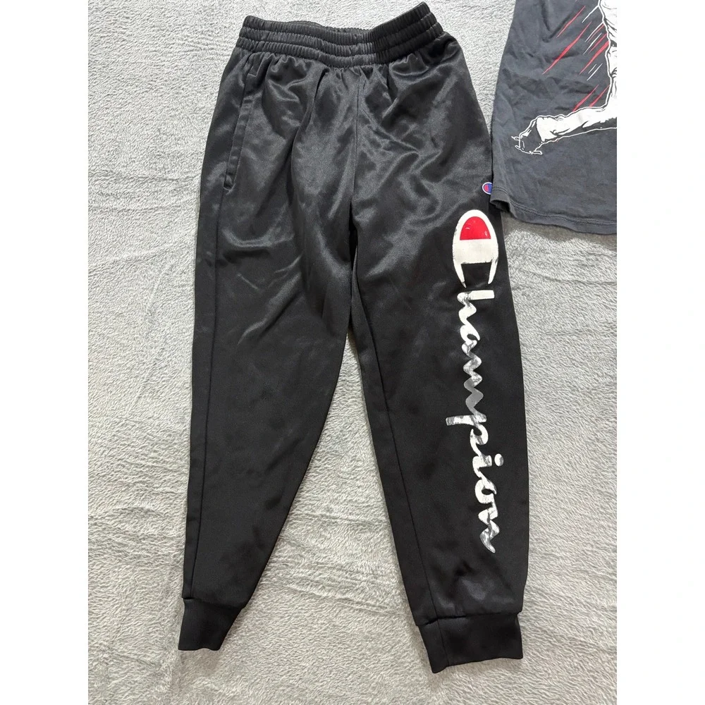 Champion The Childrens Place 7/8 Boys 4pc Lot Shirts Joggers Athleisure Casual